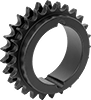 Taper-Lock Bushing-Bore Sprockets for Double-Strand ANSI Roller Chain